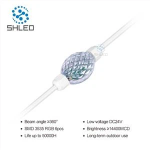 3D Crystal Disco Light Pendant DMX Led Pixel Ball